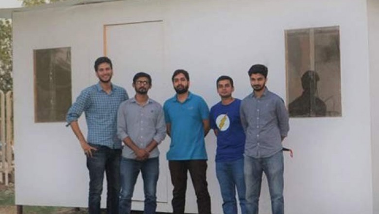 پاکستانی طالب علموں نے 3 گھنٹے میں مکان تیارکرڈالا