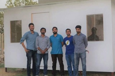 پاکستانی طالب علموں نے 3 گھنٹے میں مکان تیارکرڈالا