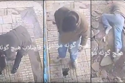 ایران میں سگریٹ پی کر گٹر میں پھینکنا نوجوان کو مہنگا پڑگیا
