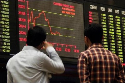 پاکستان اسٹاک،100 انڈیکس میں 373 پوائنٹس کی کمی