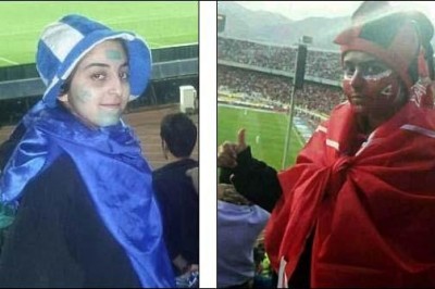 ایران: مردانہ لباس پہن کر میچ دیکھنے پر 8 خواتین گرفتار