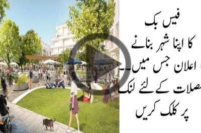 ویب سائٹ کے بعد ’فیس بک شہر‘ بسانے کا اعلان