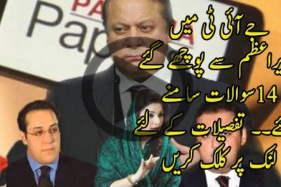 جےآئی ٹی میں وزیراعظم سے پوچھے گئے14سوالات