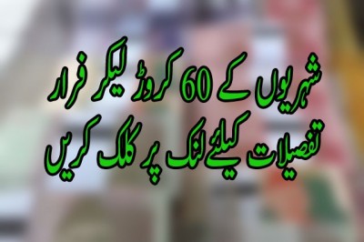 شہریوں کے 60 کروڑ لیکر فرار