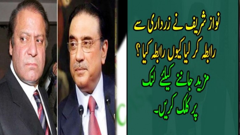  نواز شریف نے زرداری سے رابطہ کر لیا