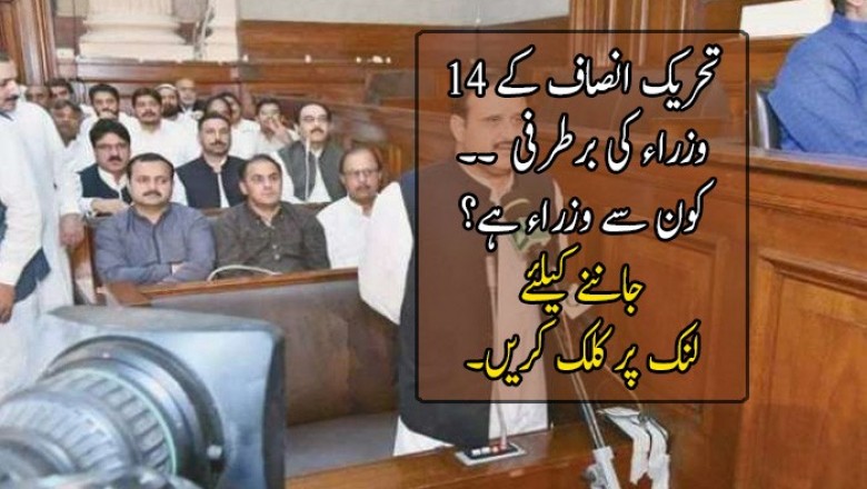 تحریک انصاف کے 14 وزراء کی برطرفی کا امکان