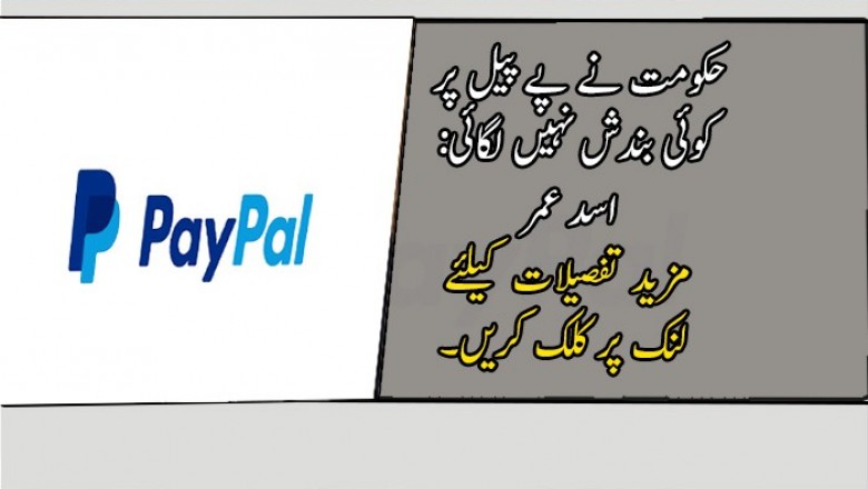 حکومت نے پے پیل پر کوئی بندش نہیں لگائی: اسد عمر