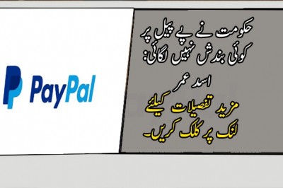 حکومت نے پے پیل پر کوئی بندش نہیں لگائی: اسد عمر