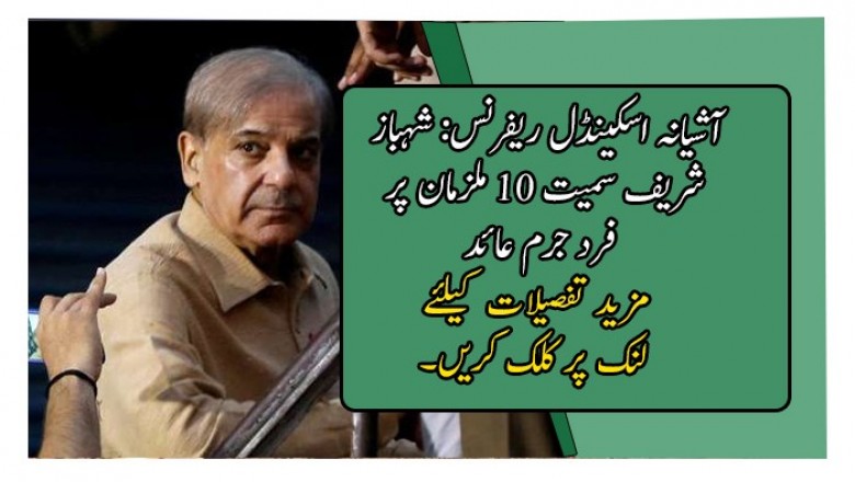 آشیانہ اسکینڈل ریفرنس: شہباز شریف سمیت 10 ملزمان پر فرد جرم عائد