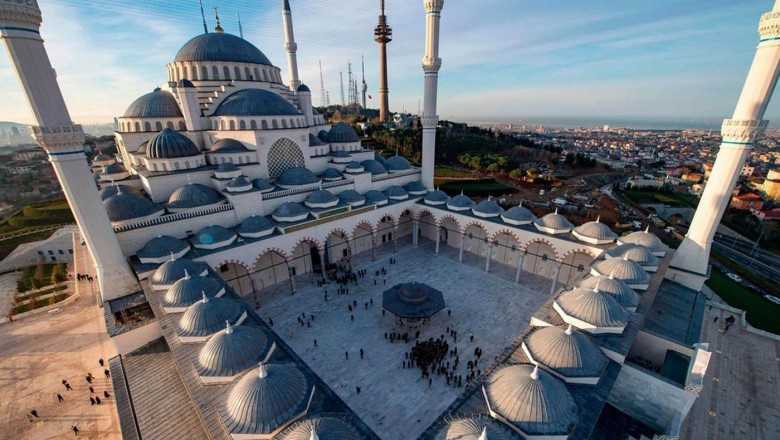 خواتین کی ڈیزائن کردہ ترکی کی سب سے بڑی مسجد کا افتتاح