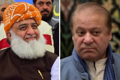 مولانا فضل الرحمان کی نواز شریف سے ملاقات، ملکی مسائل پر تبادلہ خیال