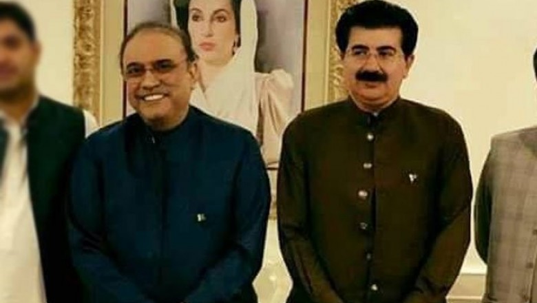 ممکنہ تحریک عدم اعتماد: چیئرمین سینیٹ نے آصف زرداری سے مدد مانگ لی