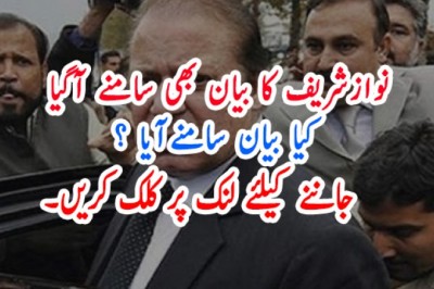 نوازشریف کا بیان بھی سامنے آگیا