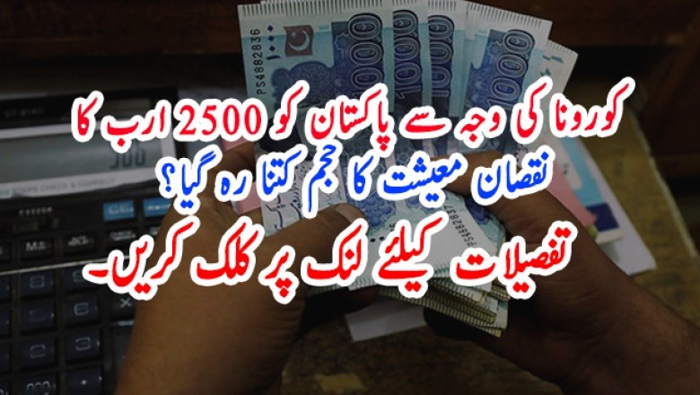 کورونا کی وجہ سے پاکستان کو 2500 ارب کا نقصان، معیشت کا حجم کتنا رہ گیا؟