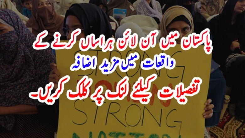 پاکستان میں آن لائن ہراساں کرنے کے  واقعات میں مزید اضافہ