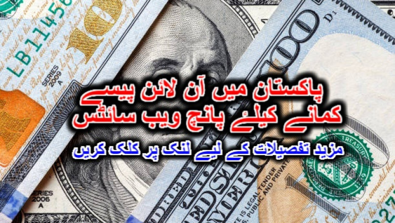 پاکستان میں آن لائن پیسے کمانے کیلۓ پانچ ویب سائٹس